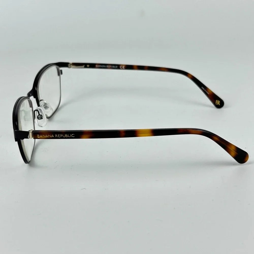 Banana Republic Camila Unisex Adult Eyeglasses Frame Black Half Rim 51-17-135 mm